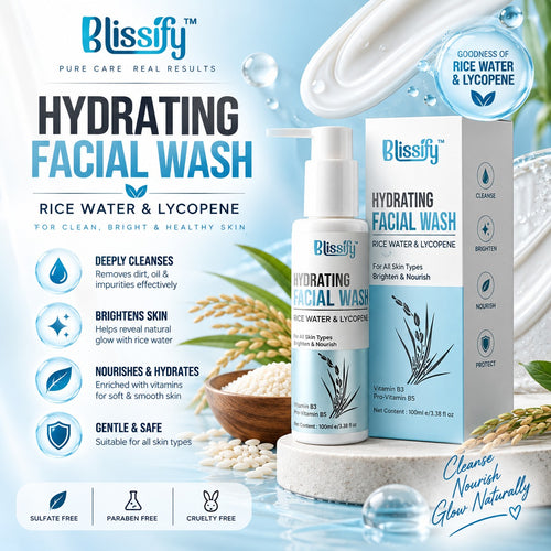 Blissify Rice Water Brightening Face Wash