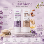 Blissify Glutathione Face Scrub & Face Mask Combo | Exfoliating, Brightening & Glow Skincare Kit