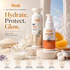 Blissify Milk Face Toner & Sunscreen Combo (100ml + 50ml) ) | Hydrating Toner + SPF Sun Protection for Glowing Skin