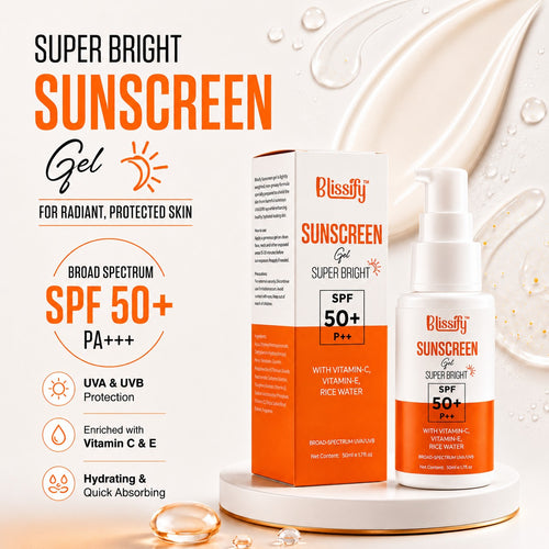Blissify SPF 50 PA++++ UV Protection Sunscreen | 50ml