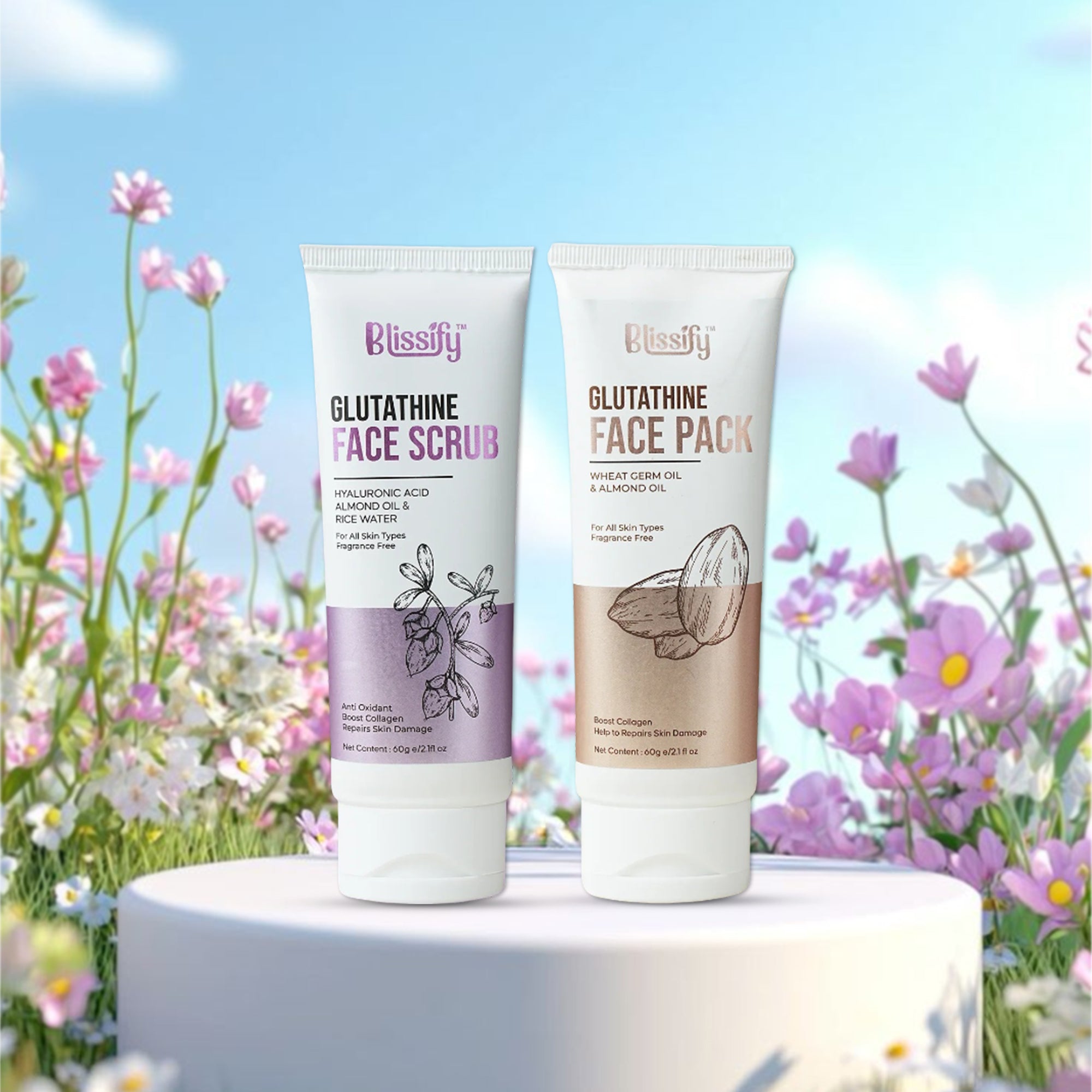 Glutathione Face Scrub & Mask Combo